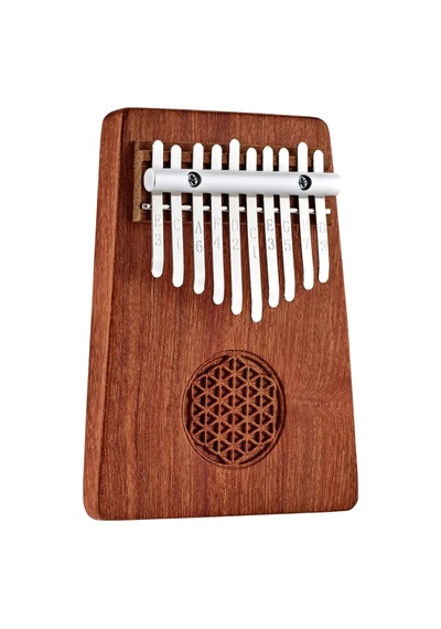Meinl Sonic Energy Kl1002fol Solid Flower Of Life C Major 10 Note Kalimba Zambesi Redwood