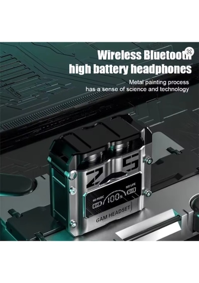 Time&Tech M25 Bluetooth 5.4 Kulak İçi Oyuncu Kulaklığı