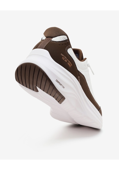 Skechers Contour Foam-cozy Fıt Erkek Beyaz Siyah Kirmizi Spor Ayakkabı 232619 Wbr