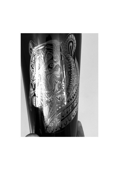 Black Tiger Tatoo Boston Shaker