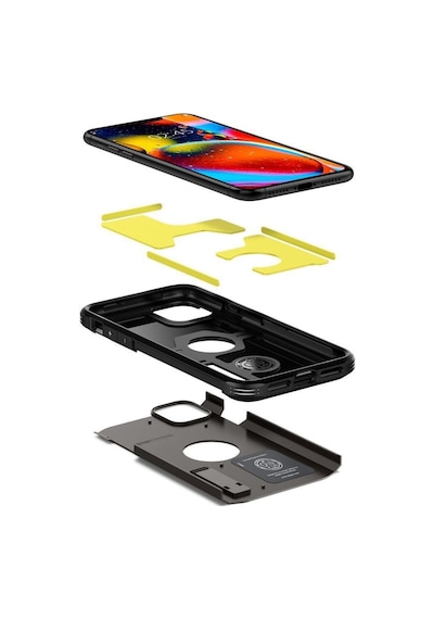 Spigen Apple Uyumlu iPhone 11 Pro İle Kılıf Tough Armor Xp Gunmetal