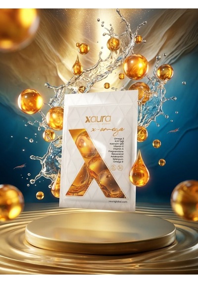 Aura X-omega Transdermal Wellness Bandı Omega 3-9, Krill Yağı, Koenzim Q10, Resveratrol