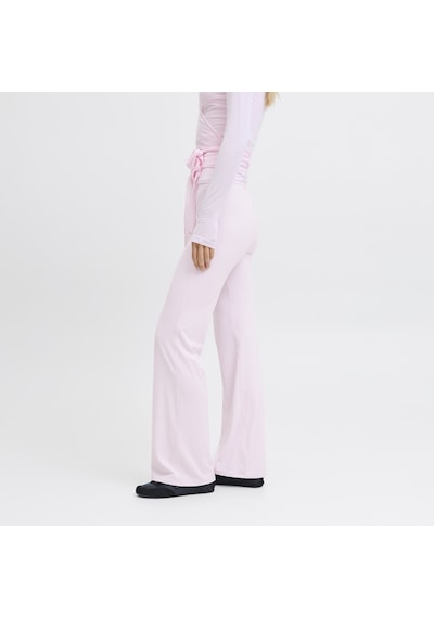 Jack & Jones Kadin Yuksek Bel Yoga Tayti Interlock Kumas Esnek Spor Tayt - 12292391 Pink-a-boo