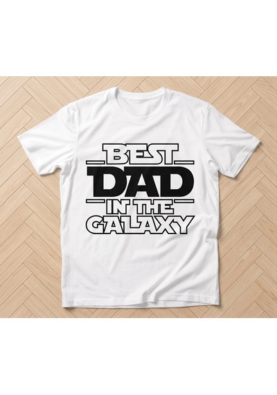 Best Dad Ever Ütü İle Uygulanabilen Dtf Tekstil Baskı