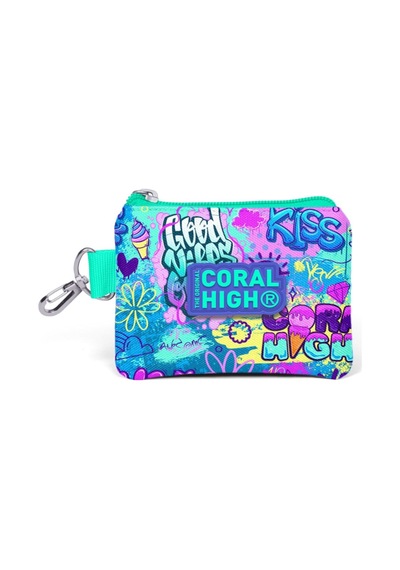 Coral High Lavanta Grafiti Bozuk Para Çantası - Kız Çocuk