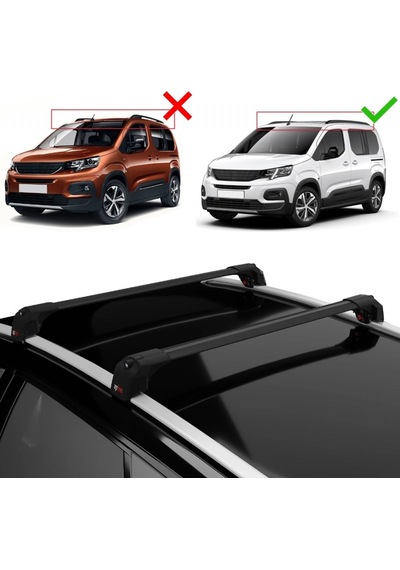 Apline Ace-2 221 V2 Siyah Rifter /berlingo/combo/doblo/proace Ara Atkı Anahtarlı Yapışık Araçlar