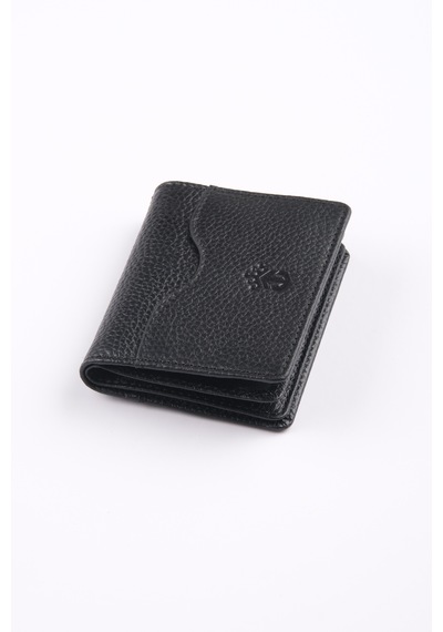 Ancora Leather Hakiki Deri Kartlık-26207 Siyah
