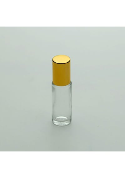 Boş Parfüm Şişesi Boş 3 ML 10 Adet Sarı Kapaklı Roll-on Modeli
