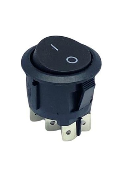 Tuşlu Anahtar Yuvarlak 6 Fiş On-off 6a 250v / 10a 125v Ac 20 Mm