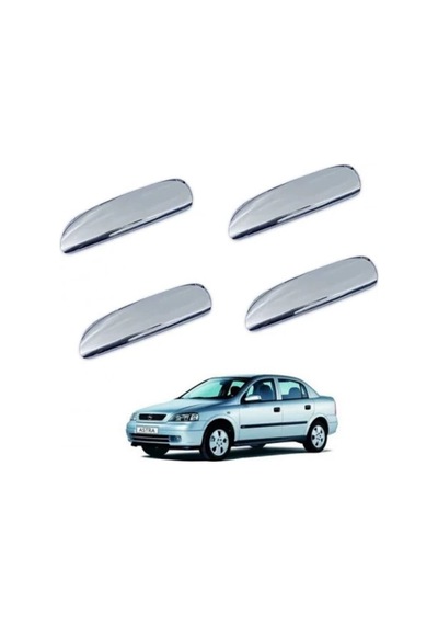 Opel Astra G Hb/sedan/sw Uyumlu Kapı Kolu 4 Parça 1998-2009 Paslanmaz Krom