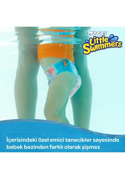 Huggıes Little Swımmers Mayo Bebek Bezi Beden:3-4 7-15kg 72adet 3 Numara 6'lı