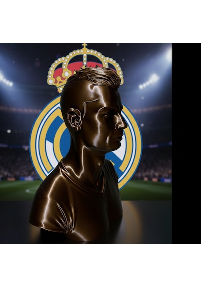 Riva Self Cristiano Ronaldo Cr7 Koleksiyonluk Dekoratif Büst Biblo - 12 Cm