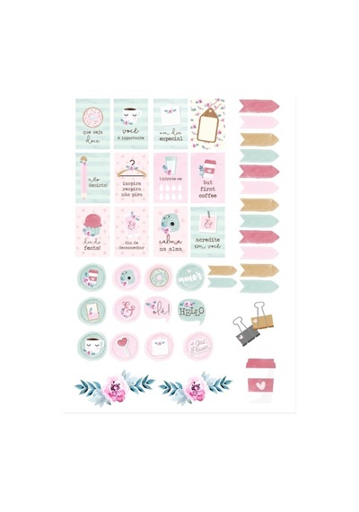 Pembe Planner Sticker Set