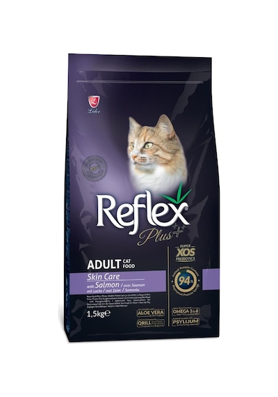 Reflex Plus Skin Care Somonlu Yetişkin Kedi Maması 1500 G