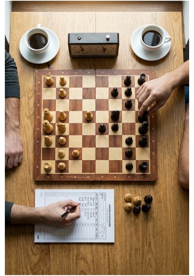 Satranç Notasyon Kağıdı - A4 Ebat - 30 Yaprak - Chess Notation Sheet - Chess Score Diğer