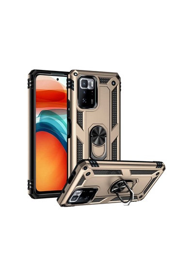 Xiaomi Poco X3 Gt Kılıf Tank Zırh Yüzüklü Mıknatıslı Standlı Kapak Vega