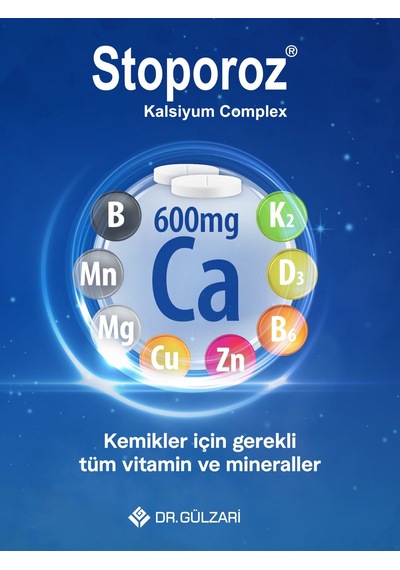 Dr. Gülzari Stoporoz Kalsiyum Kompleks 60 Tablet