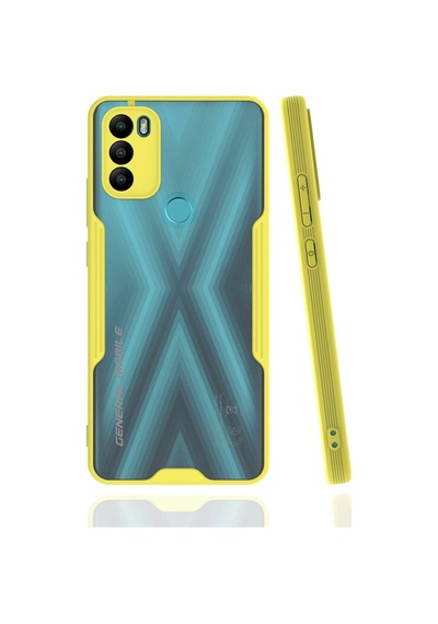 Newface - 240 - General Mobile Gm 21 Plus Kılıf Platin Silikon - Aconcept - - Sarı