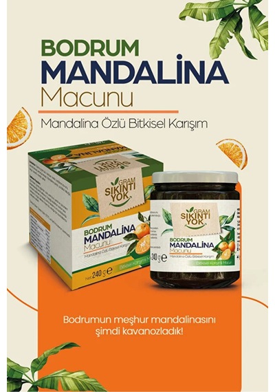 Bodrum Mandalinası Macunu 3 Adet X 240g