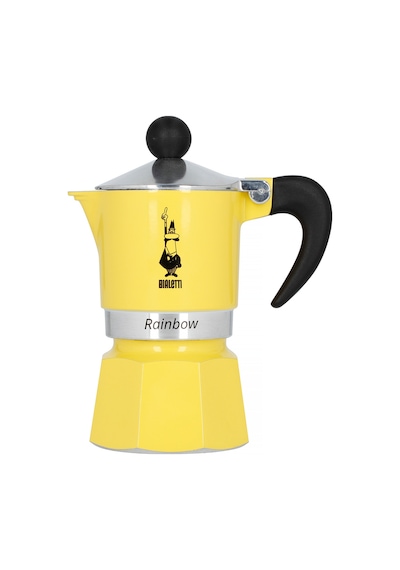 Bialetti Rainbow Sarı Mokapot 6 Cup