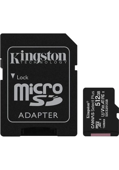 Kingston SDCS2/512G 512 GB MicroSD Canvas Select Plus Hafıza Kartı
