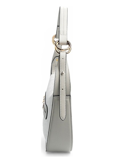 Silver Polo Sp1270 Kadın Omuz Çantası Logolu Beyaz-a.gri