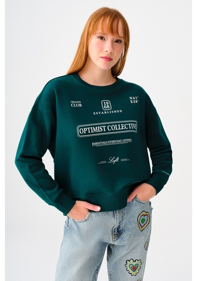 Loft Kadın Sweatshirt Mor