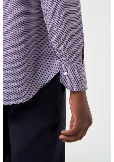Bisse Erkek Regular Fit Desenli Spor Gömlek Lıla Gm23k232040 D44 Lila