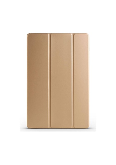 Galaxy Uyumlu  Tab S9 Fe Plus Smart Cover Standlı 1-1 Tablet Kılıfı Gold Kapaklı Kılıf