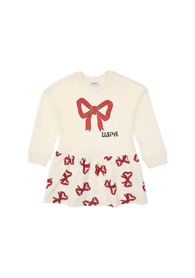 U.s. Polo Assn. Kız Çocuk Elbise Örme 50318063-vr256 İnci