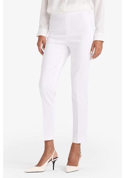 DeFacto Sigaret Saten Kumaş Pantolon Normal Bel Basic Düz Beli Lastikli Düz Paça J8743AZ25SMWT34