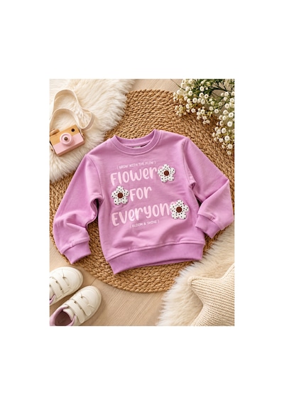 Uğur Bebe Kız Çocuk Çiçekli %100 Pamuk Eşofman Takımı Pudra Sweatshirt Bol Paça Somon Alt 2'li Spor Şık Takım Pudra Somon Pudra Somon Uğur Bebe Kız Çocuk Çiçekli %100 Pamuk Eşofman Takımı Pudra Sweatshirt Bol Paça Somon Alt 2'li Spor Şık Takım Pudra Somon Pudra Somon