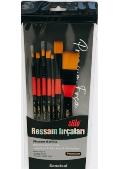Stilo Art Zemin Fırçalı Karma Set 7li Set-6