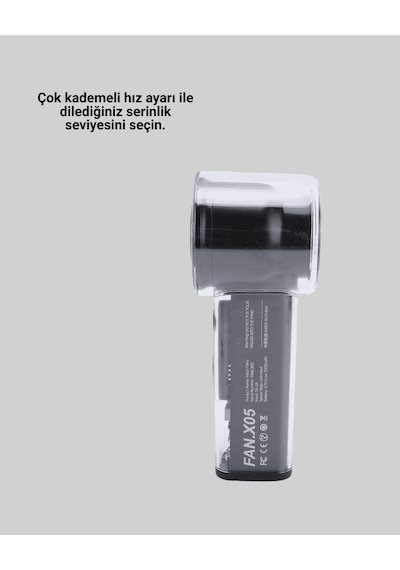 Taşınabilir Fan, Usb Şarjlı, Sessiz Çalışan, Kompakt