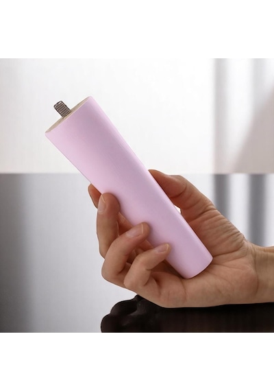 2 Adet Ahşap Ayak 12 Cm Açık Pembe M8 Civatalı Bağlantı Aparatlı Dolap Mobilya Koltuk Kanepe Destek Ayağı Ayakları Pembe