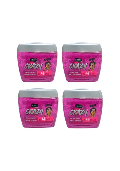 Hobby Crazy Islak Sert Saç Jölesi 4 x 700 ML