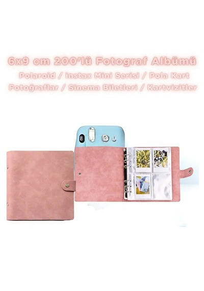 Instax Mini Serisi Albüm-200 Fotoğraf Kapasiteli