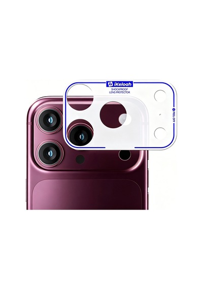 Apple iPhone 18 Pro Max Uyumlu Mohseven Pet Film Kamera Çerçeve Koruyucu Şeffaf