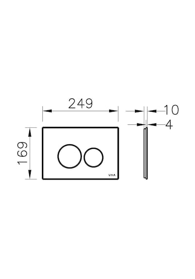 VitrA Origin Kumanda Paneli Bej  740-1602 Bej