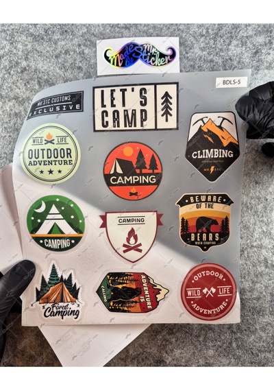 Bdls5 Küçük Boy 10lu Sticker Seti