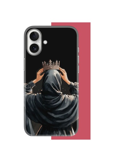 Apple iPhone 17 Uyumlu Taç Uv Baskılı Silikon Kılıf Renkli