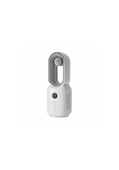Hepu Hp-f29 360 Döner Pervanesiz Usb Şarjlı Masaüstü Fan Bluetooth Hoparlörlü Led Gece Lambalı Dijital Ekranlı 4000mah