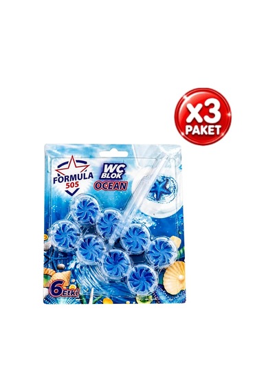 Klozet Koku Giderici Bloğu Okyanus Kokulu 50grx2li 3paket