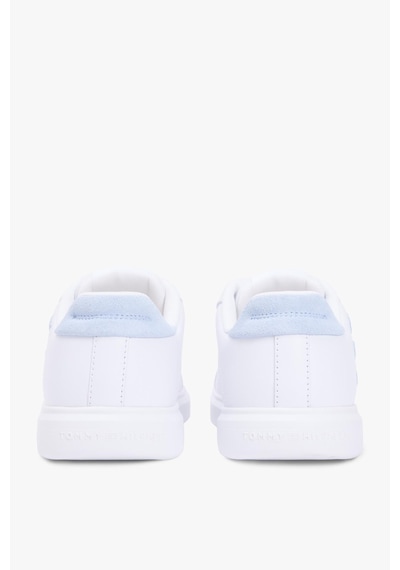 Th Kadın Icon Court Script Beyaz-mavi Sneaker-13842 Beyaz