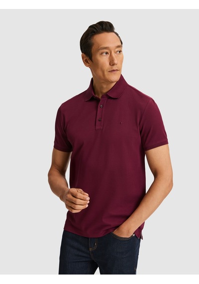 Cacharel Erkek Bordo Tişört Basic 50320657-vr014 Kirmizi