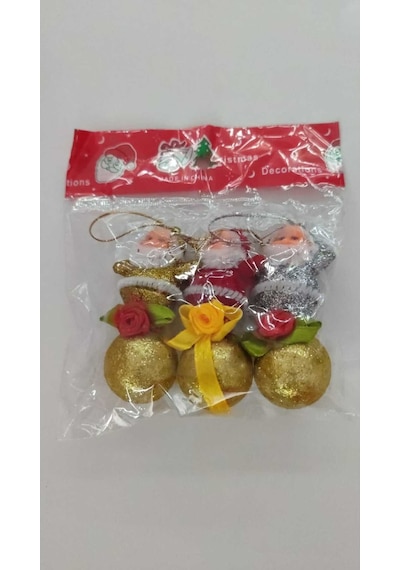 Yılbaşına Özel Çam Ağaç Süsleri Küçük Paket Görsel İle Birebir Gönderim Yapılmaktadır