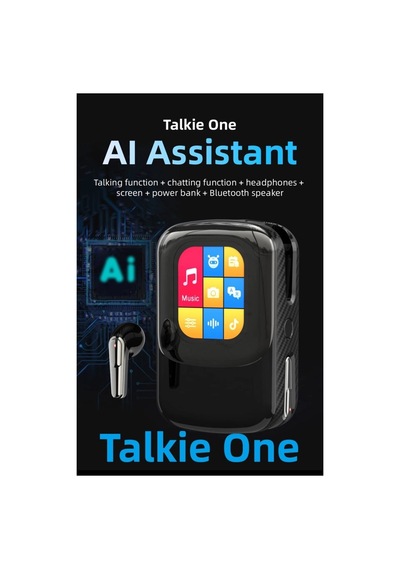 Talkie One Aı Large Model Akıllı Kulaklık Ve Dokunmatik Ekranlı Şarj Kutusu Çeviri, Hoparlör, Sesli Asistan, Bluetooth 6.0 Beyaz - 906427848