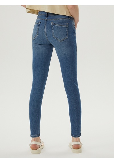 Nicole Skinny Fit Kadın Pantolon Mavi