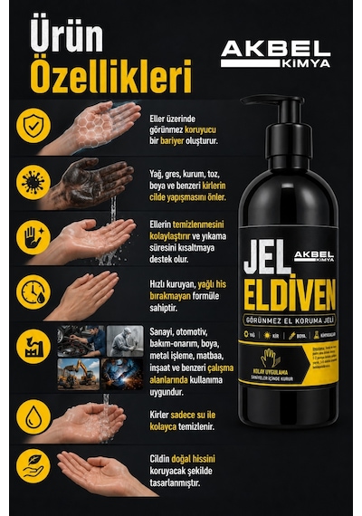 Akbel Jel Eldiven 450 Gr