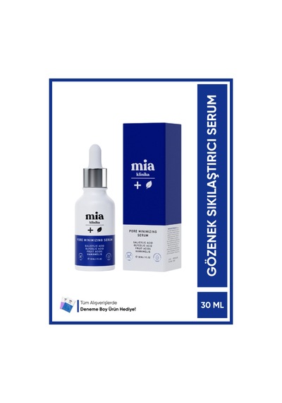 Mia Klinika Gözenek ve Siyah Nokta Gidermeye Yardımcı Serum 30 ML